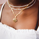 Gold Smiley Charm